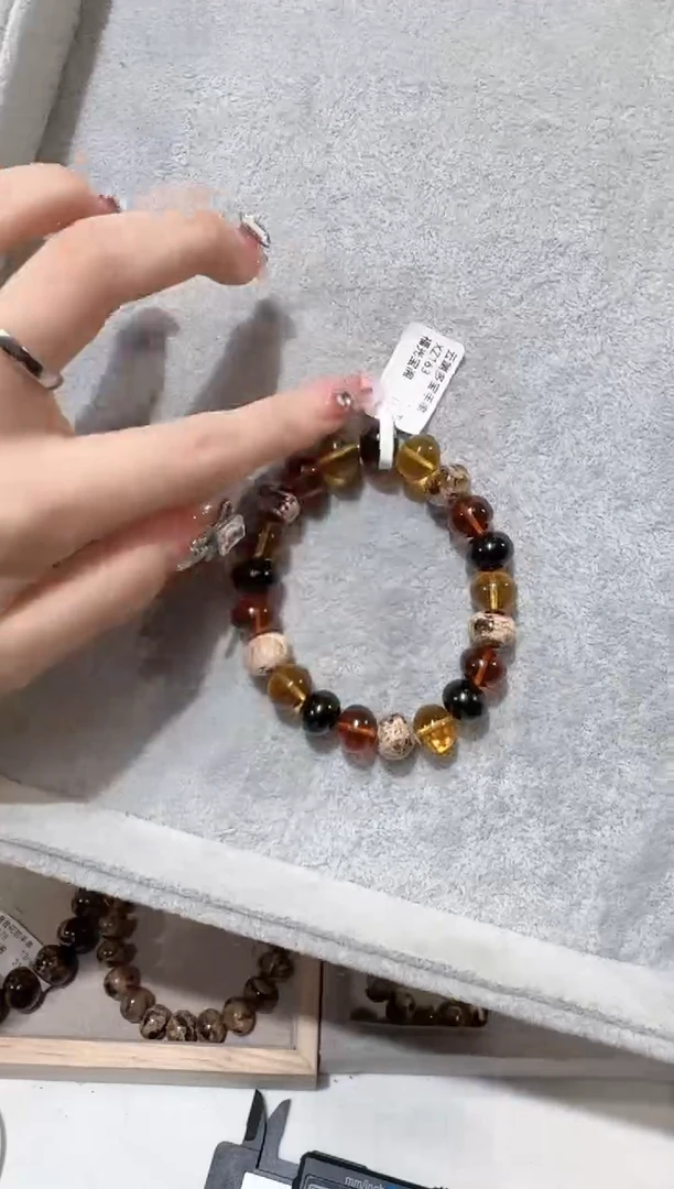 手链琥珀未镶嵌抚顺琥珀    云端多宝   11M