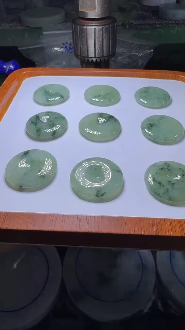 颈饰未镶嵌翡翠飘花平安扣多样性发一件