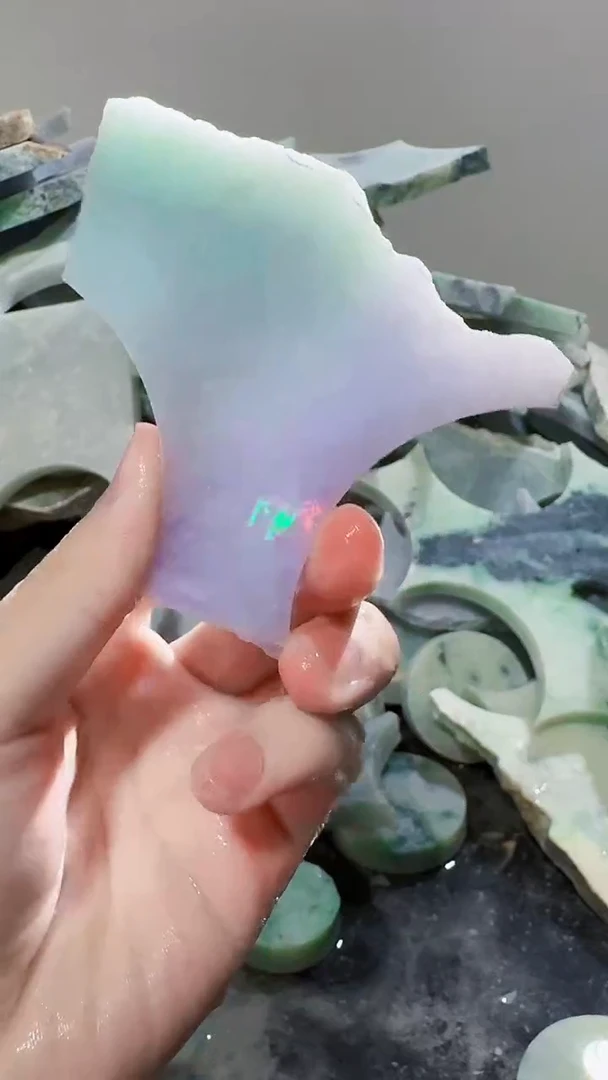 裸石翡翠缅甸翡翠A货文3958