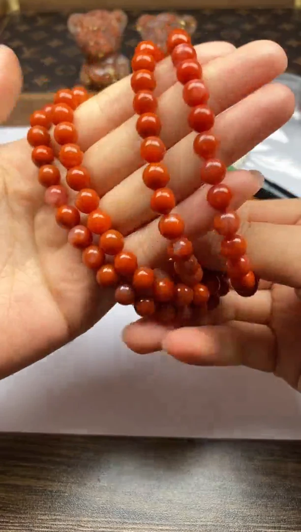 【闪购商品】南红玛瑙珠宝奇石合金南红