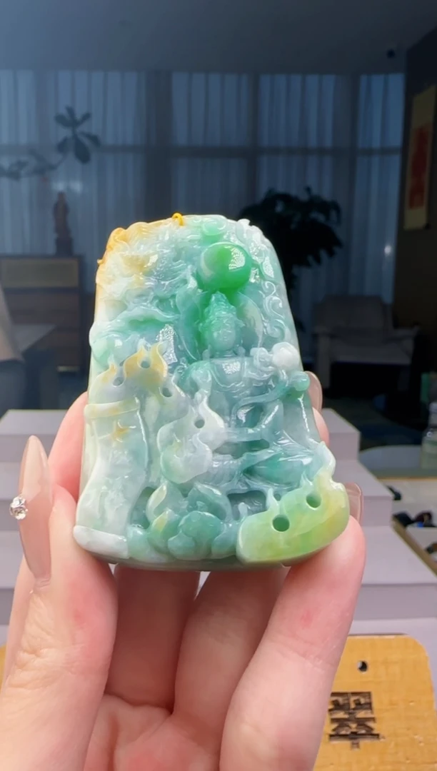 颈饰未镶嵌翡翠CC@@960Q3J21267