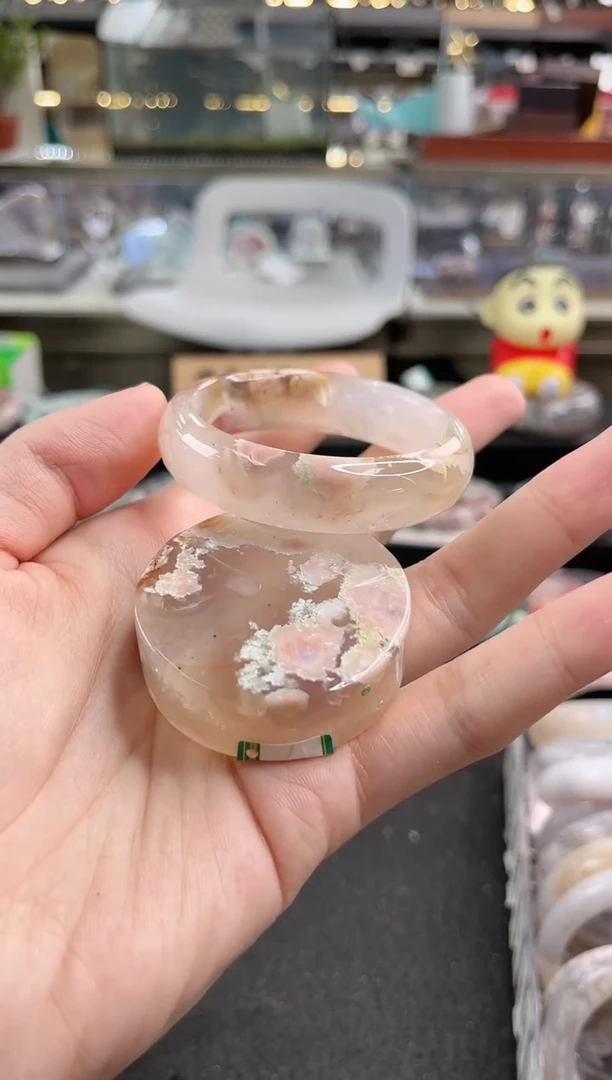 未镶嵌手镯石英质玉瑾圈口（赠品镯心）