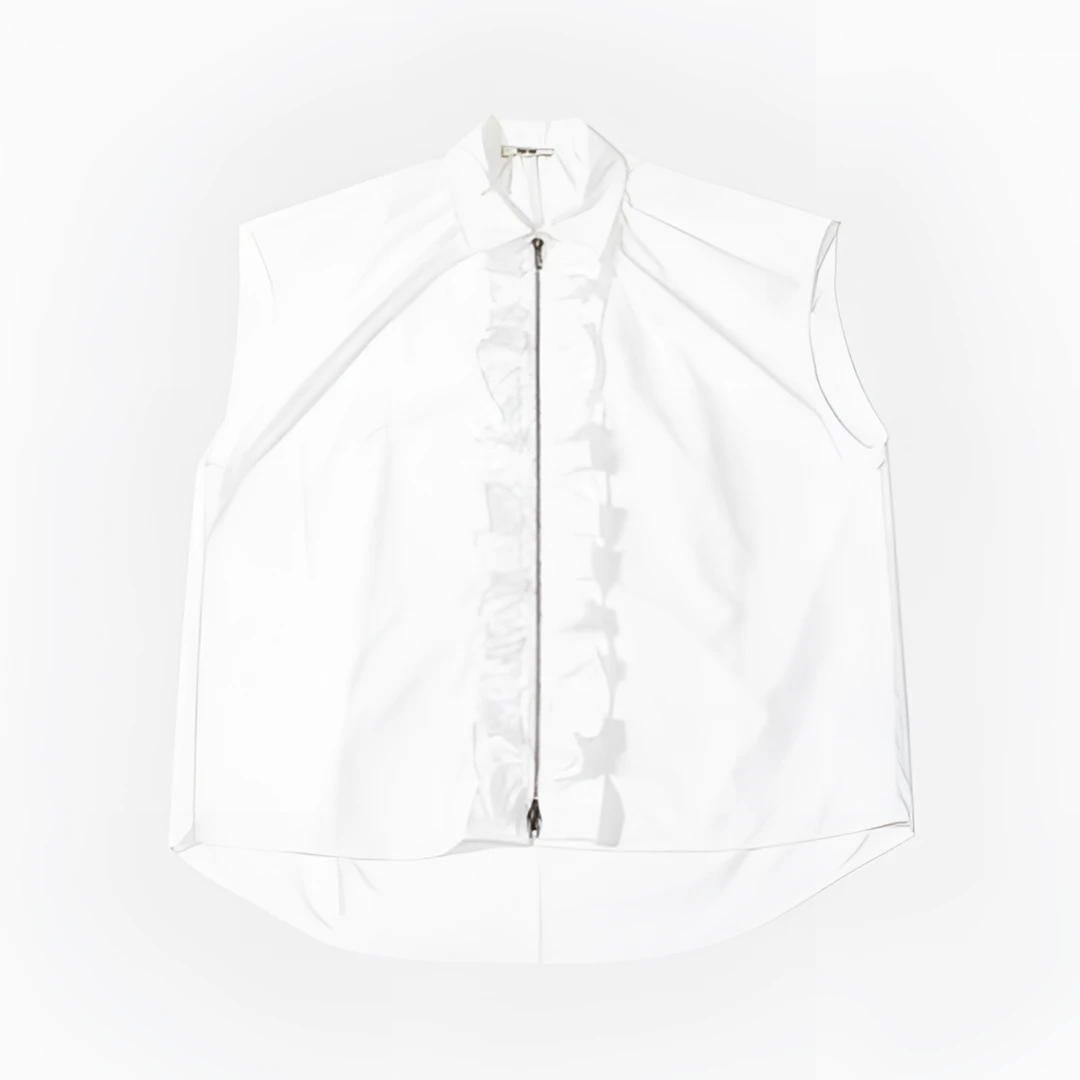 6116 无袖拉链衬衫 060104