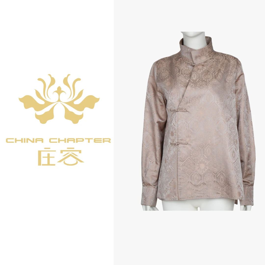 庄容丝韵上衣新中式提花复古休闲【品牌1988】G25X0F1E30