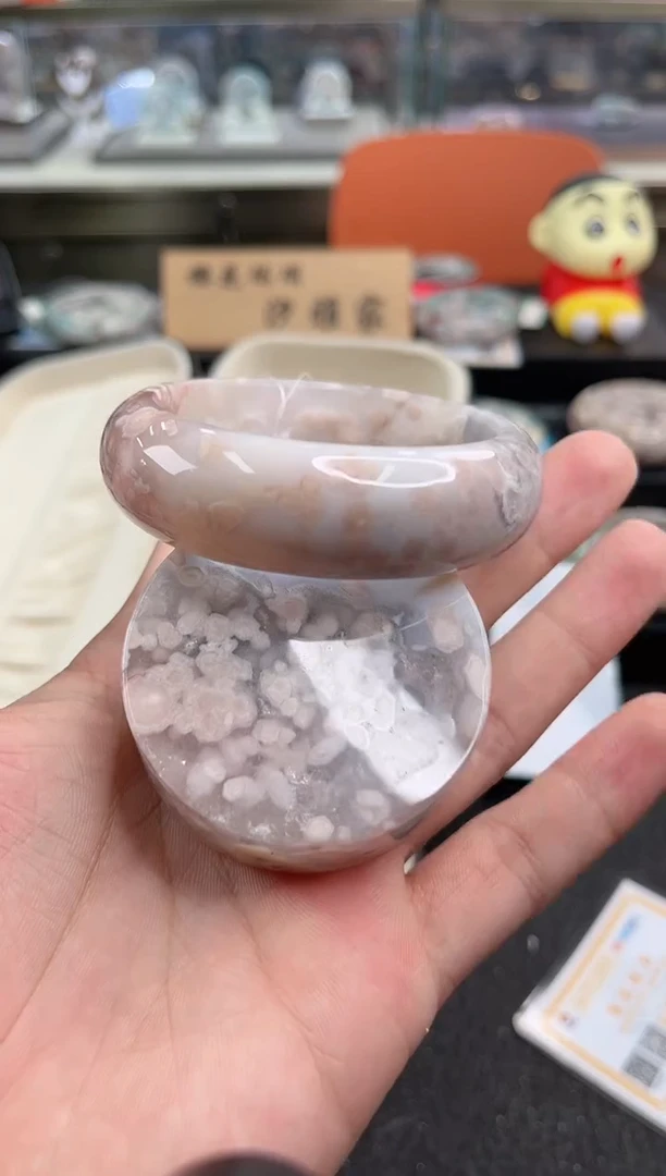 未镶嵌手镯石英质玉56圈口 （赠品镯心）3505344