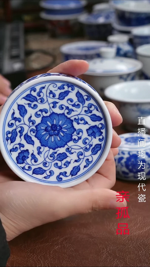景德镇高端茶器景德镇墨奈纯手工手绘茶器