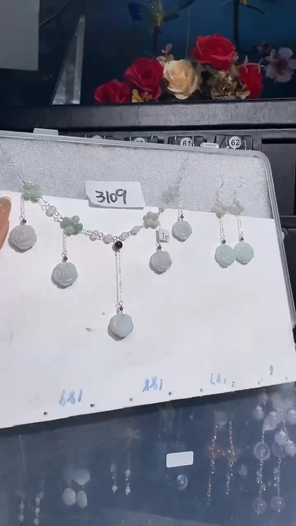 银S925镶嵌耳饰紫晶喜欢拍