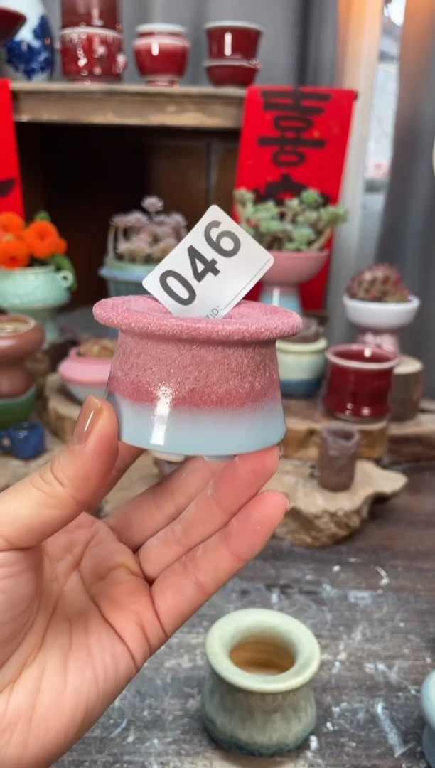 【闪购商品】摆件046知木小芳花盆