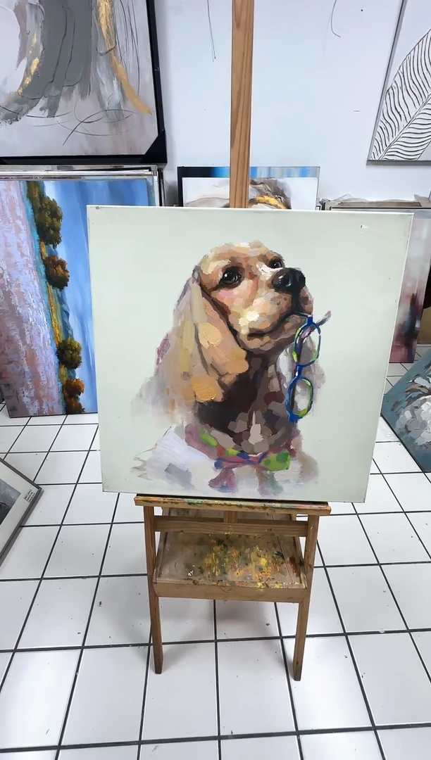 168现代艺术装饰画油画60cm*60cm
