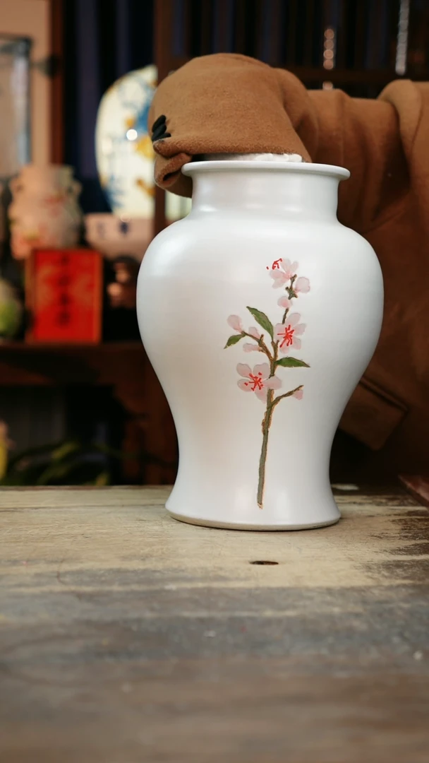 【闪购商品】瓷片景德镇纯手工釉下彩精品花瓶