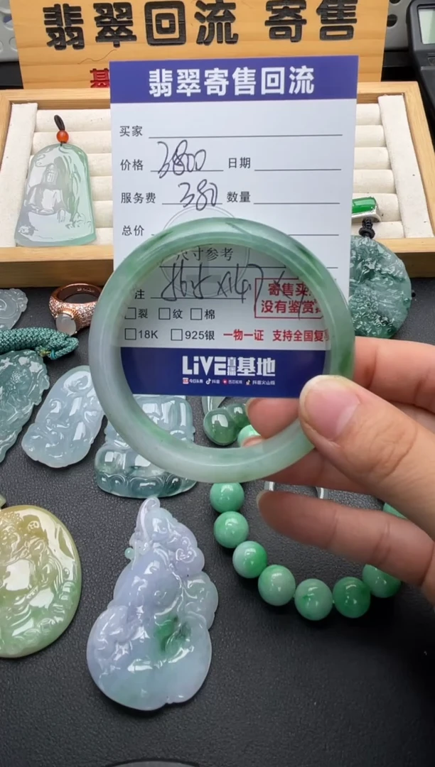 未镶嵌手镯翡翠10147094