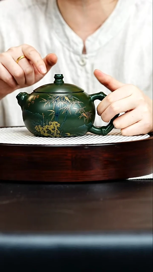 茶壶紫砂竹段西施