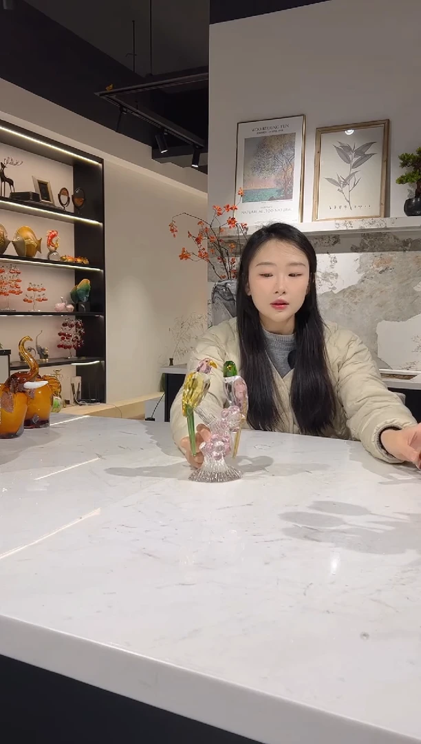 【闪购商品】琉璃双支小喜鹊