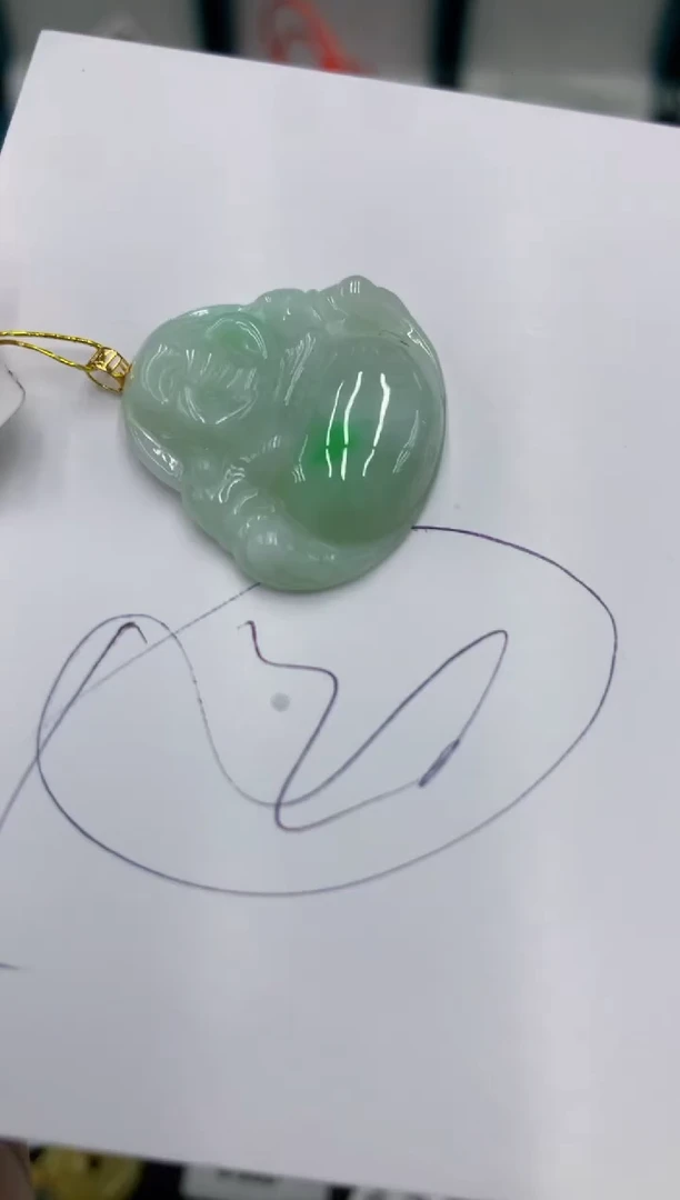 【闪购商品】翡翠颈饰18K金镶嵌号链接1111