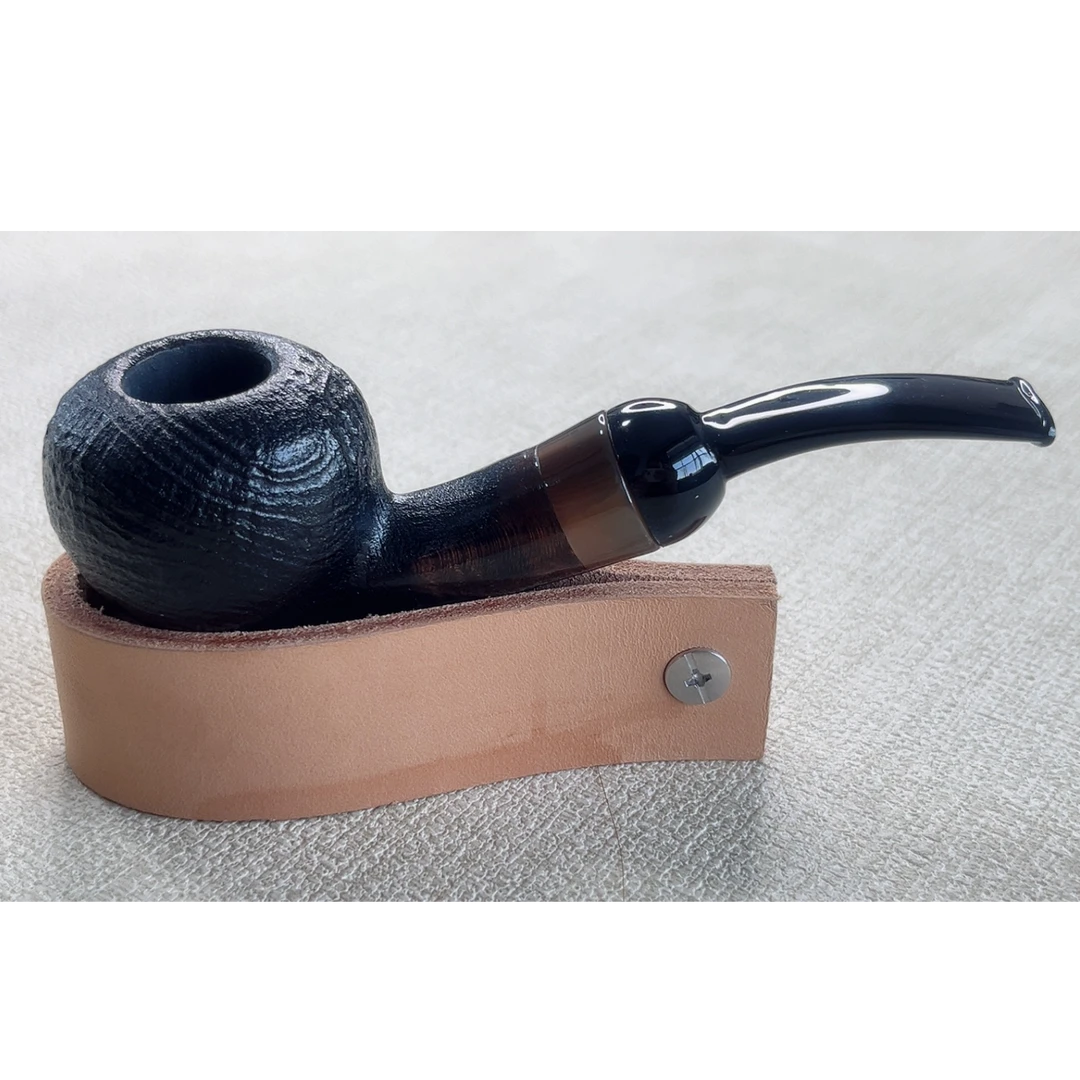 石楠木黑色喷砂苹果斗（一斗二嘴）