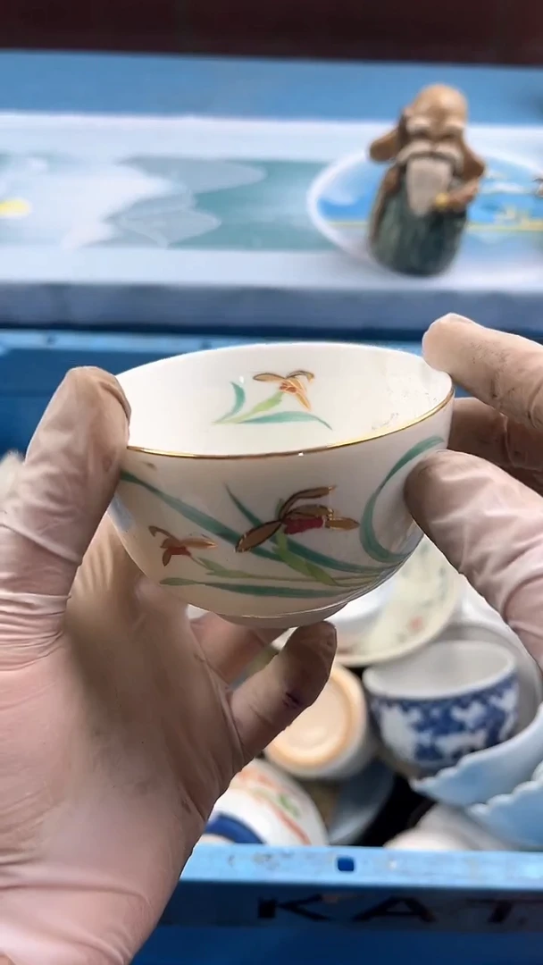 瓷片?*槿英哥瓷器满19.9包邮