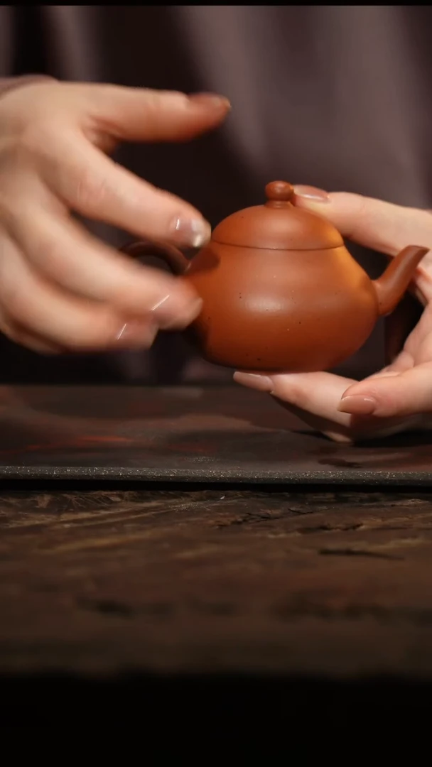 茶壶紫砂虎兰堂老朱泥
