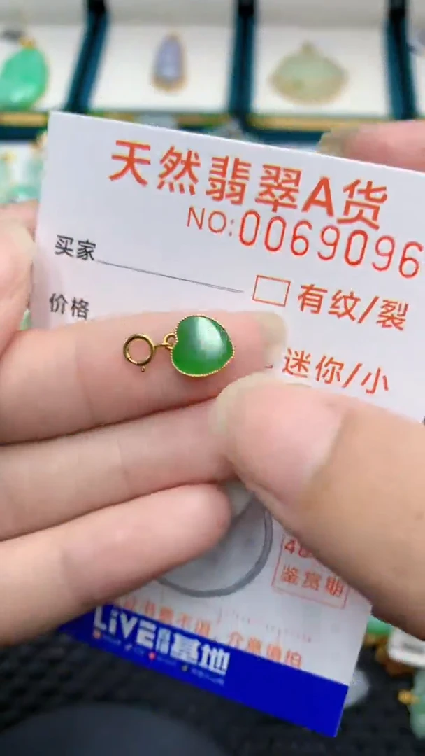 【闪购商品】翡翠颈饰18K金镶嵌            8