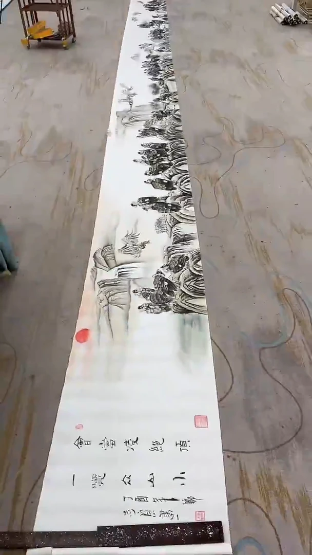国画9.17-严选-郑志宗-百鹰图-19