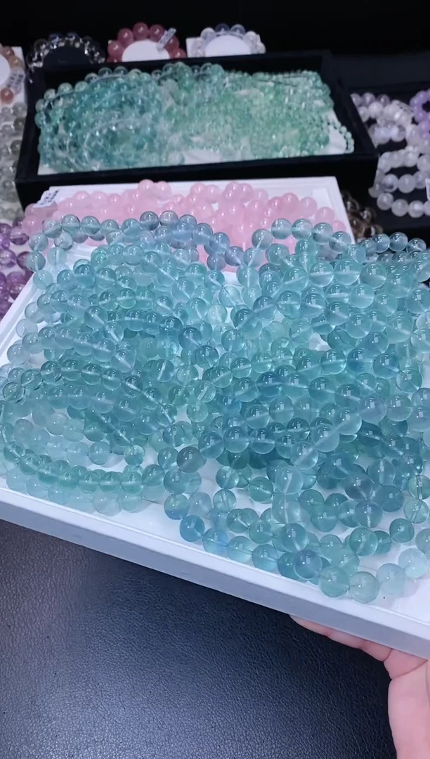 【闪购商品】萤石手链未镶嵌118.1油画萤石手串 多样性发其一