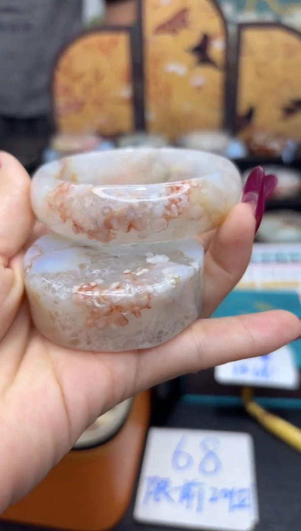 未镶嵌手镯石英质玉A164(57圈赠送镯心)