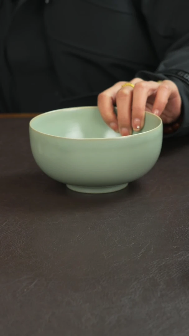 陶宣宝汝瓷原矿原釉手工作品微瑕