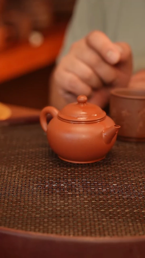 茶壶紫砂全手 大红袍 水平 150cc