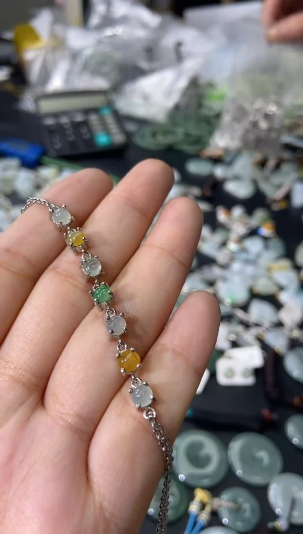 未镶嵌手链翡翠天然翡翠A货137