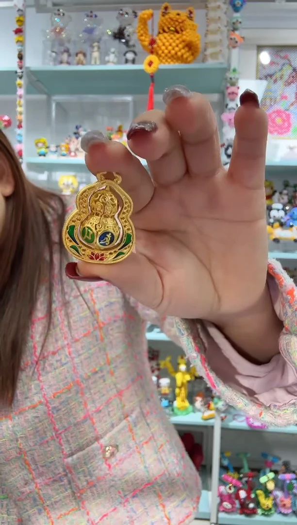 玻璃2640转运葫芦2个金色