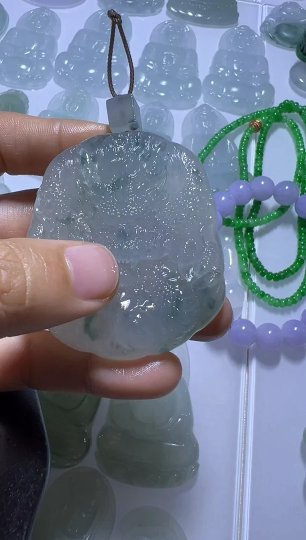 未镶嵌定制翡翠龙牌