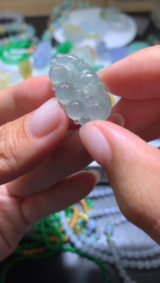 定制翡翠未镶嵌毛货