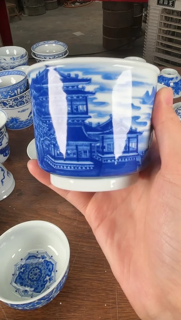 瓷片看山柴窑青花看山柴窑青花