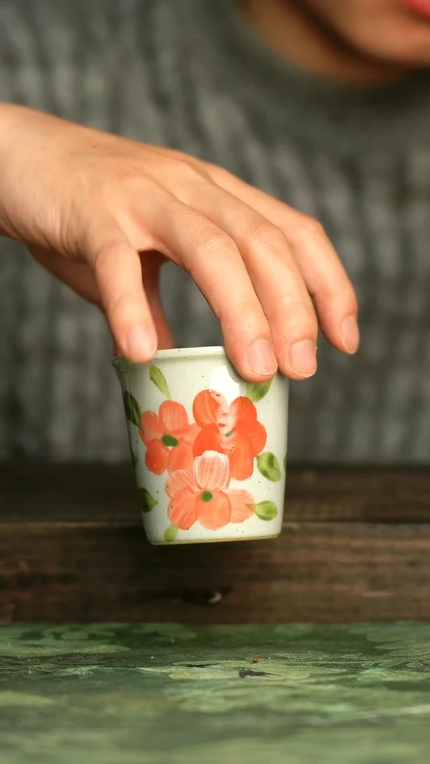 青诗集手工手绘瓷器