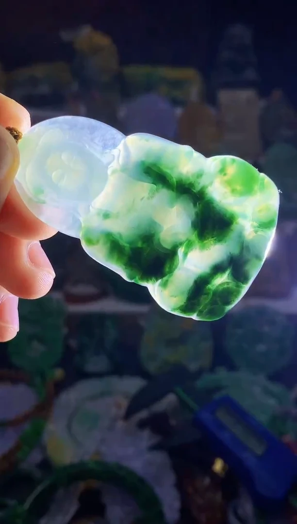 未镶嵌挂件翡翠天然A货翡翠