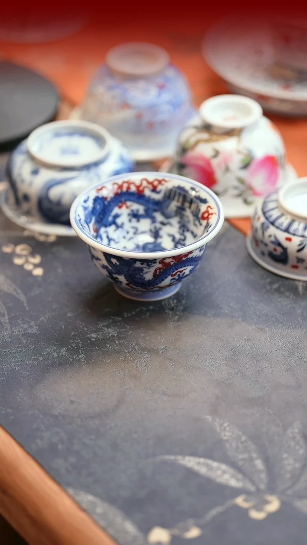永明尚玩五龙压手杯