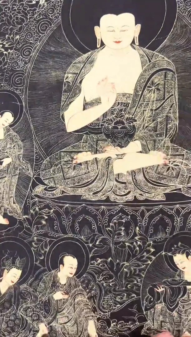 卷轴画卷轴画唐卡16034