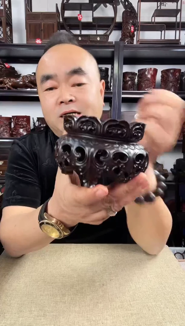 木老李红木工艺品新莲