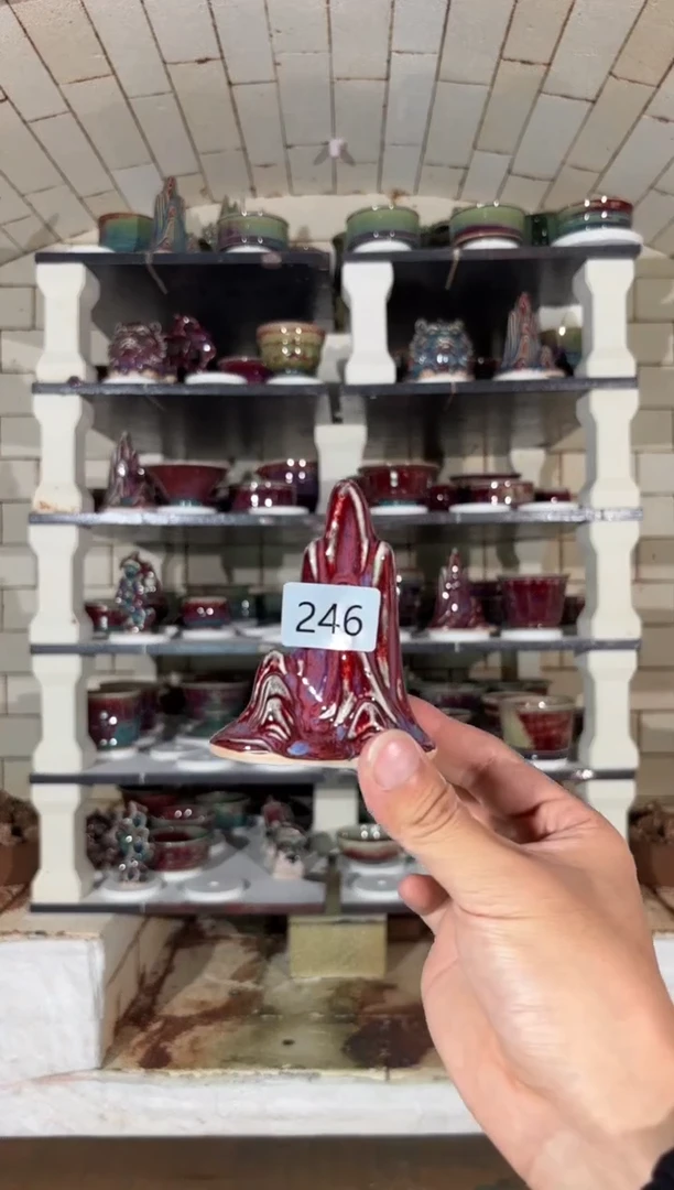 摆件精品窑变钧瓷茶器