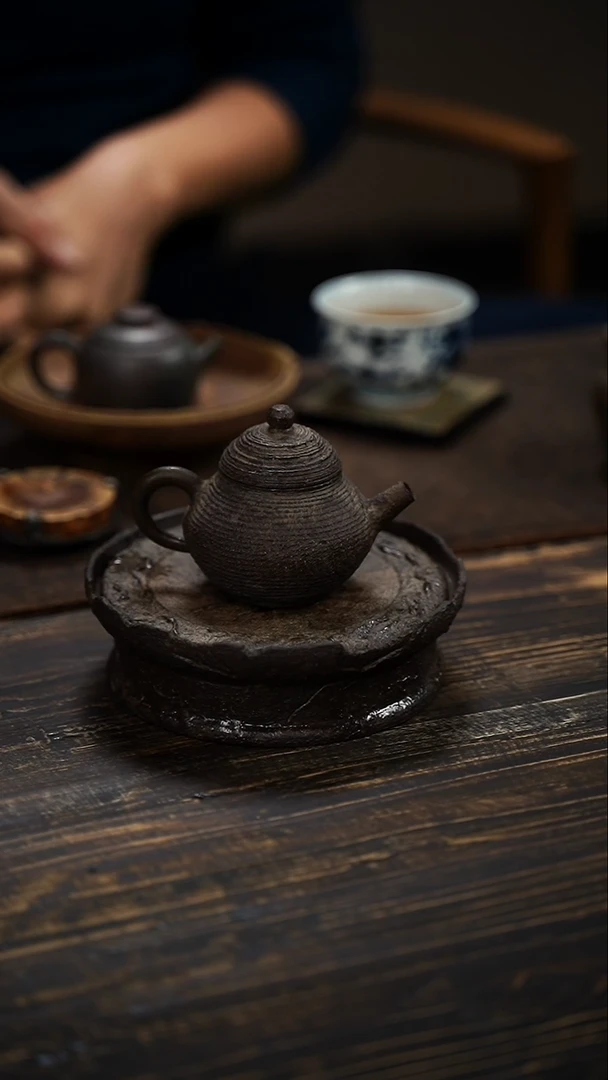 全手工制作  南蛮侧把壶