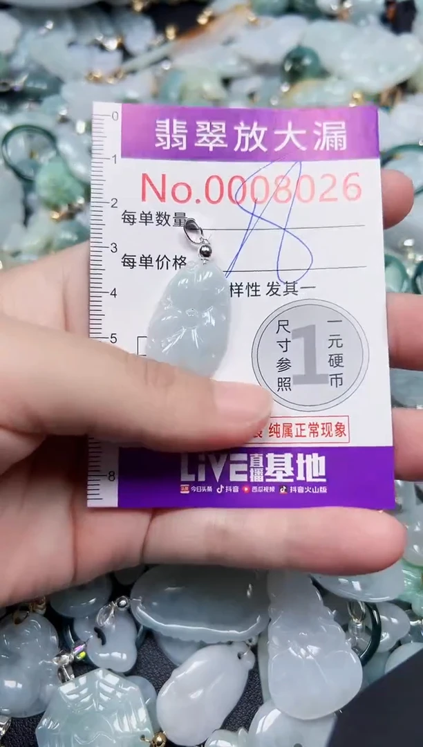 颈饰未镶嵌翡翠8026