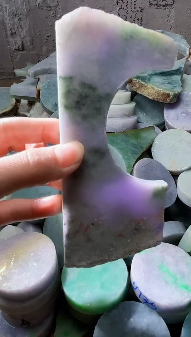 裸石翡翠天然翡翠A货古 南 301