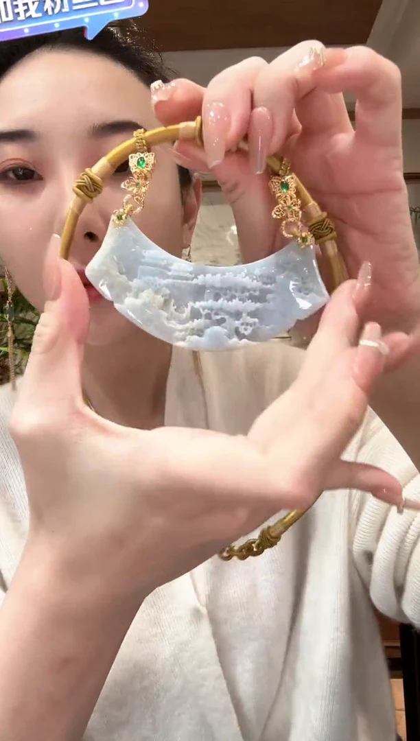 【闪购商品】翡翠颈饰未镶嵌国风