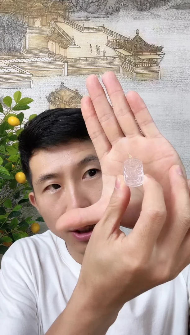 银S925镶嵌颈饰水晶吊坠