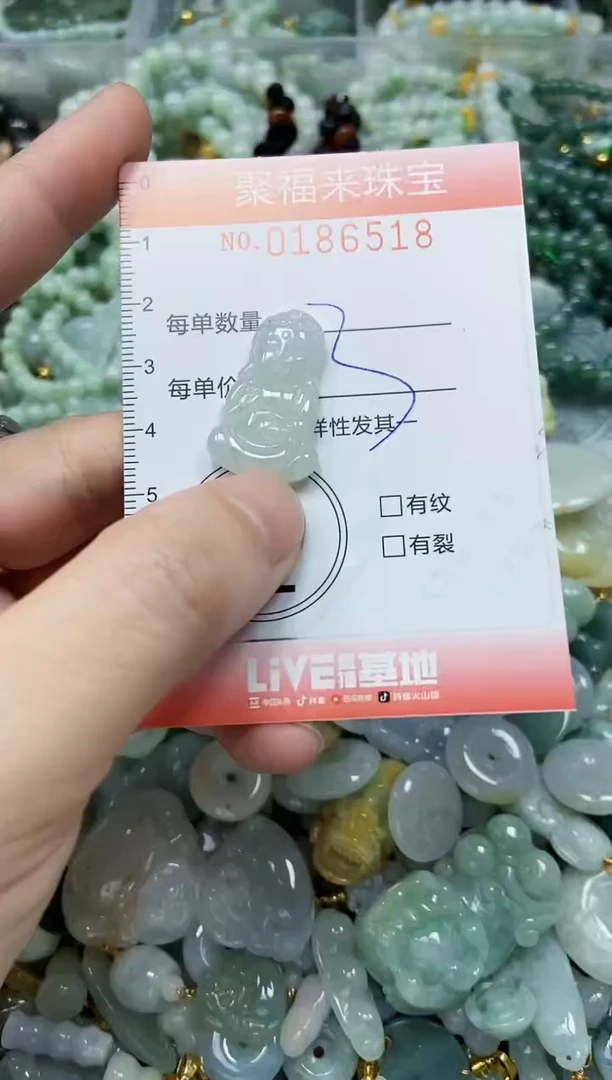 翡翠未镶嵌颈饰闪购0186518