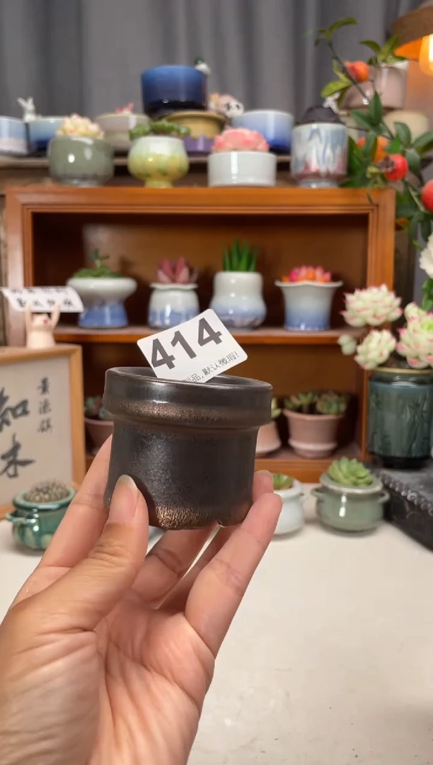 瓷片414知木小芳花盆