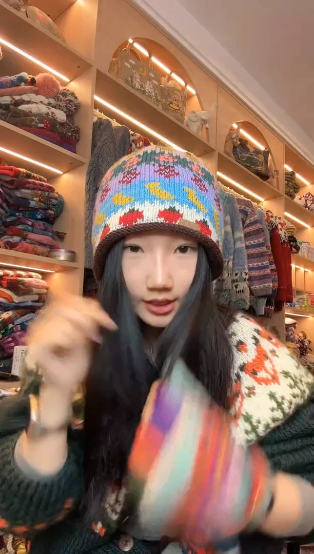 羊毛美利奴水果帽