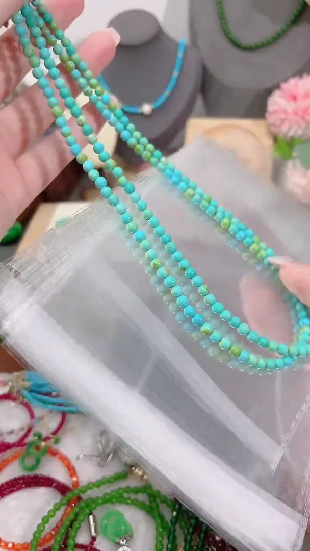 颈饰银S925镶嵌水晶彩圆松99