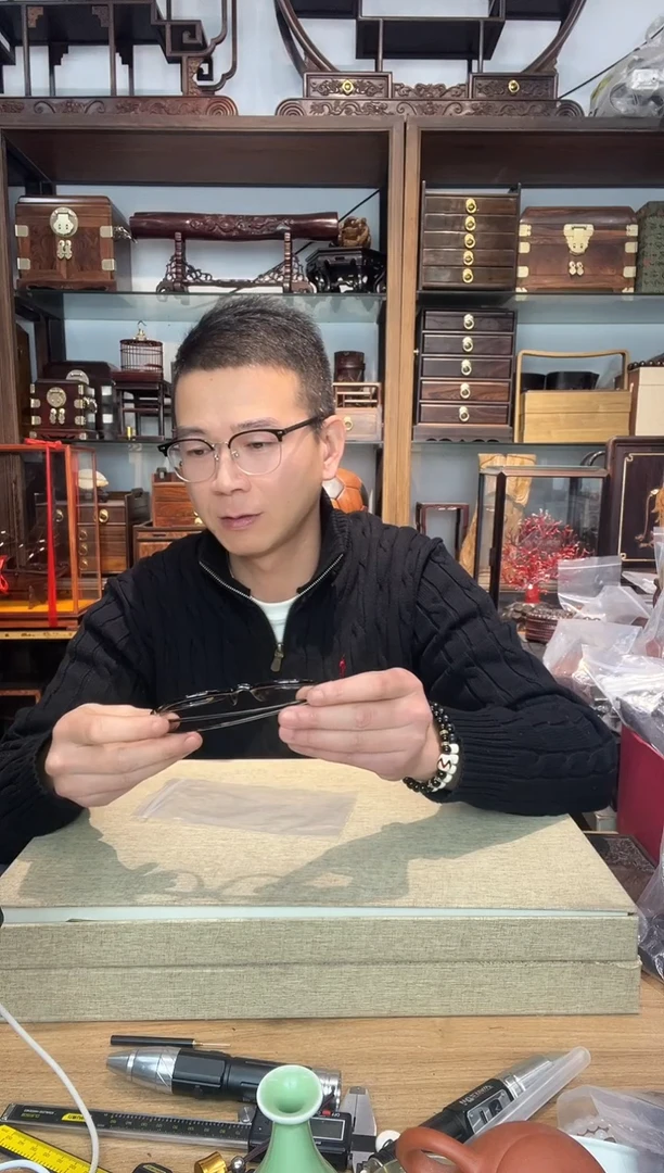 乌木类书架跳***圈778空框眼镜圆形