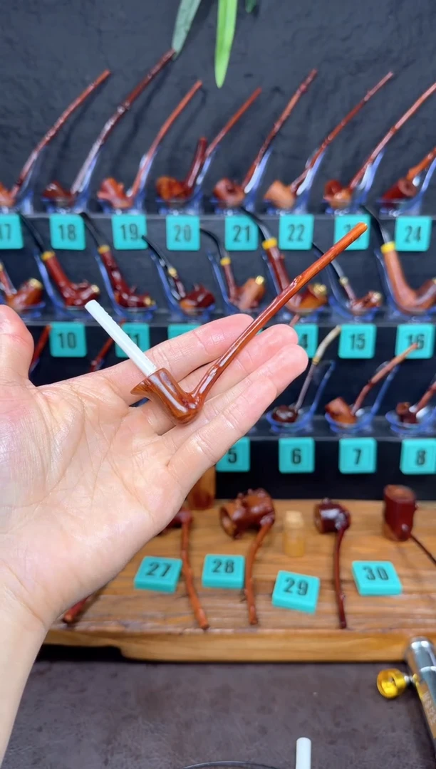 一物一图檬子木手工香烟嘴