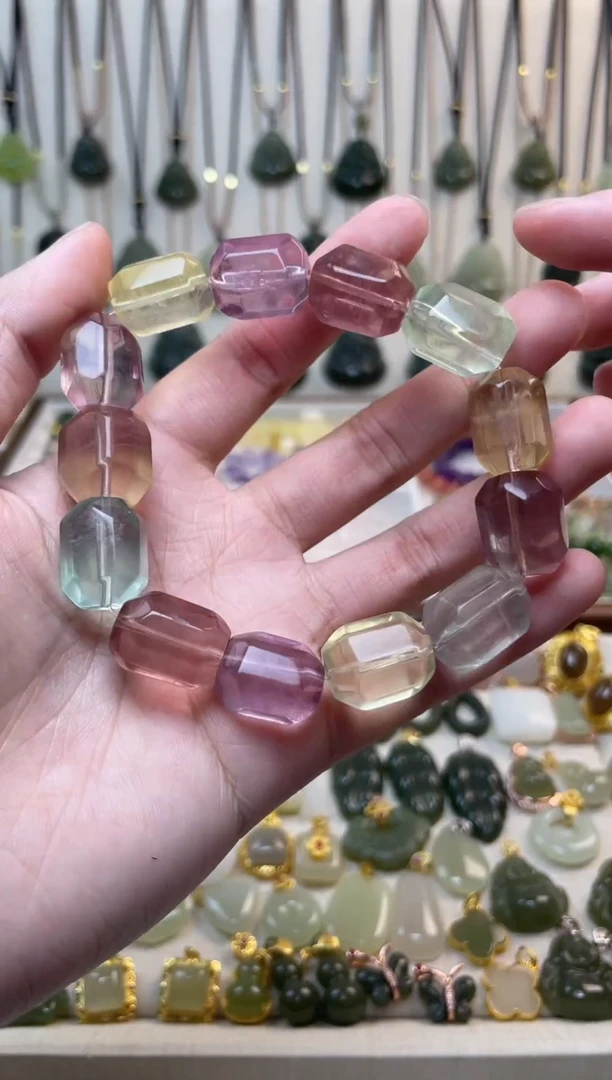 未镶嵌手串萤石1